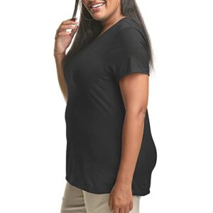 Just My Size Plus-Size Pure Cotton Jersey T-Shirt, Wide Classic Crewneck Tee for Women