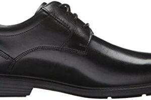 Rockport Men's Charles Road Plain Toe Oxford Black Leather 10 W (EE)-10 W