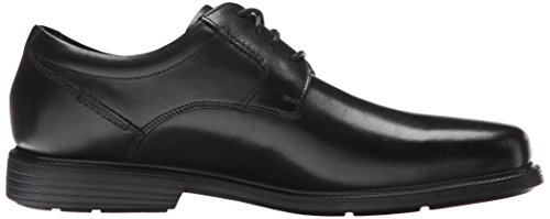 Rockport Men's Charles Road Plain Toe Oxford Black Leather 10 W (EE)-10 W