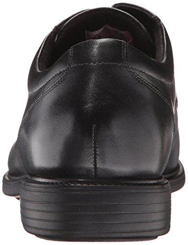 Rockport Men's Charles Road Plain Toe Oxford Black Leather 10 W (EE)-10 W