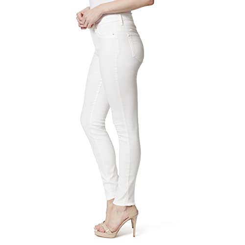 Jessica Simpson Women's Misses Kiss Me Super Skinny Jean, White/White, 30