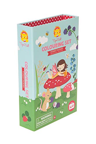 Tiger Tribe Forest Fairies Colouring Set Blue