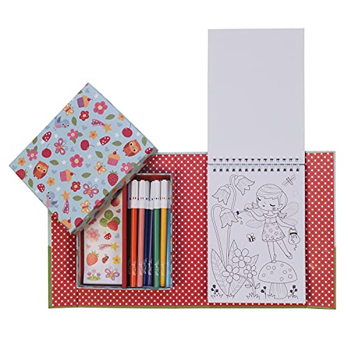Tiger Tribe Forest Fairies Colouring Set Blue