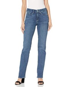 nydj women's marilyn straight denim jeans, new heyburn, 12