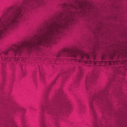 Sofa Sack - Plush, Ultra Soft Bean Bag Chair - Memory Foam Bean Bag Chair with Microsuede Cover - Stuffed Foam Filled Furniture and Accessories for Dorm Room - Magenta 3'