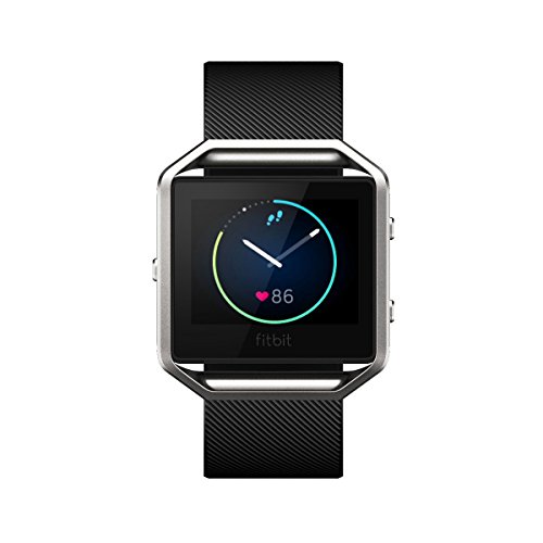 Fitbit Blaze Smart Fitness Watch with Time Display, Black, Silver, Small (5.5 - 6.7 inch) (US Version)