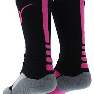 Nike Dr-Fit Men's Basketball HYPER ELITE KAY YOW Cancer Awareness, Black (Large - Men's Size 8-12)