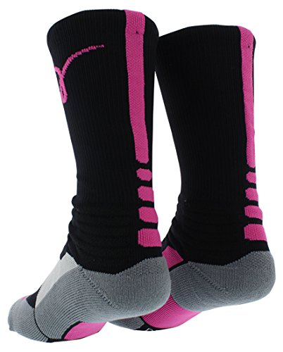 Nike Dr-Fit Men's Basketball HYPER ELITE KAY YOW Cancer Awareness, Black (Large - Men's Size 8-12)