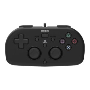 ps4 mini wired gamepad (black) by hori - officially licensed by sony
