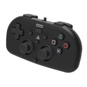 PS4 Mini Wired Gamepad (Black) by HORI - Officially Licensed by Sony