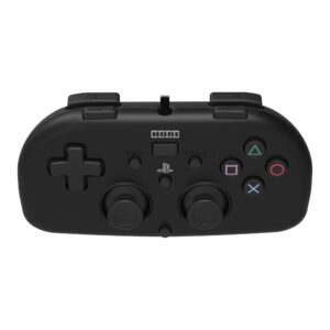 PS4 Mini Wired Gamepad (Black) by HORI - Officially Licensed by Sony