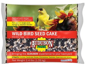 audubon park 11930 wild bird food seed cake, 2.4 pounds