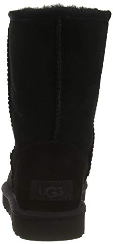 UGG Women's Classic Short II Boot, Black, 7