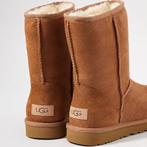 UGG Women's Classic Short II Boot, Chestnut, 8 M US