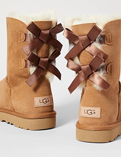 UGG Women's Bailey Bow II Boot, Chestnut, 8