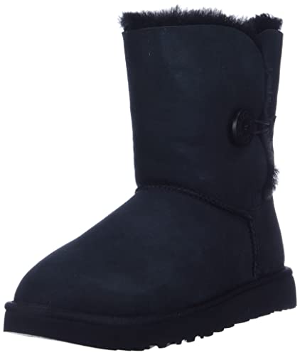 UGG Women's Bailey Button II Boot, Black, 8