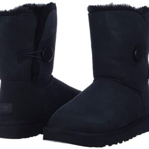 UGG Women's Bailey Button II Boot, Black, 8