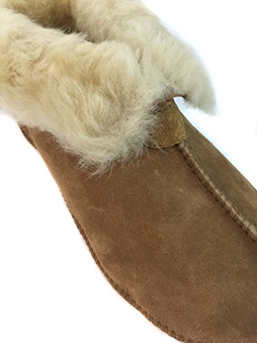 surell Shearling Slipper with Soft Sole - Fur Clog Slipper for Indoor & Outdoor - Warm & Fuzzy Winter Slippers for Women - Soft Sole Unisex Slippers for Cold Weather (6)