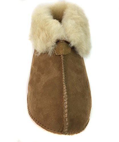 surell Shearling Slipper with Soft Sole - Fur Clog Slipper for Indoor & Outdoor - Warm & Fuzzy Winter Slippers for Women - Soft Sole Unisex Slippers for Cold Weather (6)