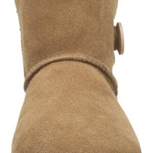 UGG Women's Mini Bailey Button Ii Boot, Chestnut, 9