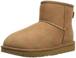 ugg women's classic mini ii boot, chestnut, 7