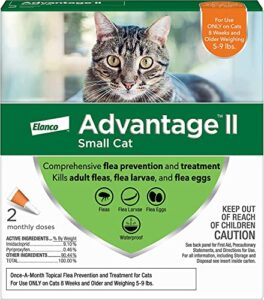 advantage ii for small cats (5 - 9 lbs, 2 months supply)