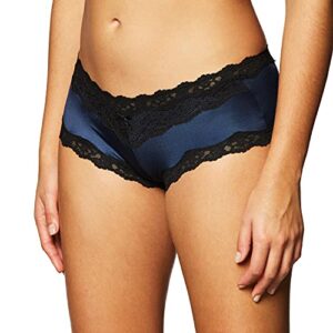 maidenform women's sexy must have cheeky hipster, navy/black, 7