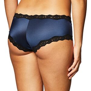 Maidenform Women's Sexy Must Have Cheeky Hipster, Navy/Black, 7