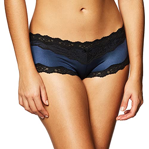 Maidenform Women's Sexy Must Have Cheeky Hipster, Navy/Black, 7
