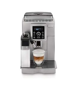 de'longhi ecam23460s digital super automatic machine with lattecrema system, silver