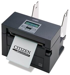 citizen america cl-s400dtesu-r-pe cl-s400 series direct thermal barcode printer with internal power supply, peeler, seh ethernet, 203 dpi resolution, 120v, black