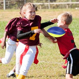 8.5" Foam Spiral Football PU Soft Balls, Set of 3, for Kids Sports Training Practice Indoor Outdoor Play