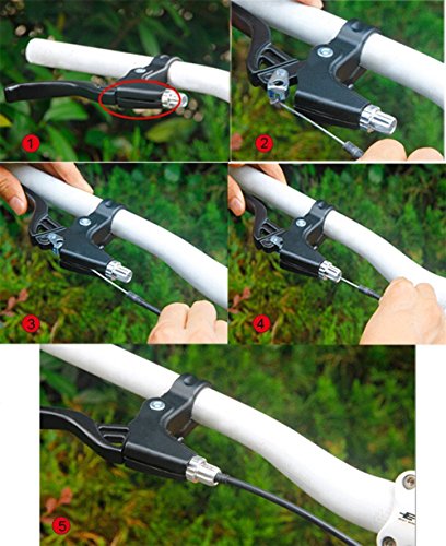 BicycleStore Bicycle 1 Pair Universal Full Aluminum Alloy Brake Handle Mountain Road Bike Brake Lever 2.2cm Diameter…