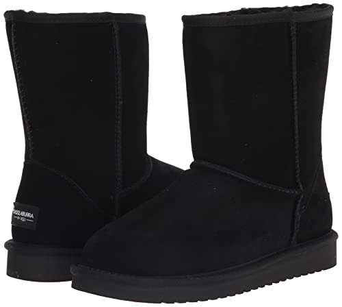 Koolaburra by UGG womens koola-Short Fashion Boot, Black, 8 US