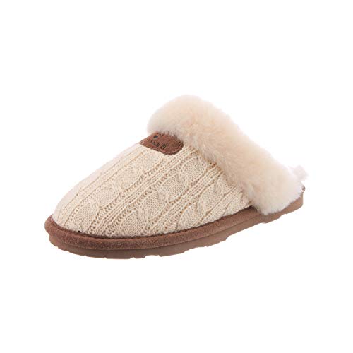 BEARPAW Women's Effie Linen Size 9 | Women's Slipper | Women's Shoe | Comfortable & Lightweight