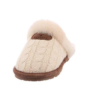 BEARPAW Women's Effie Linen Size 9 | Women's Slipper | Women's Shoe | Comfortable & Lightweight