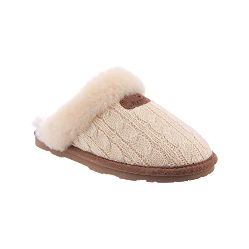 BEARPAW Women's Effie Linen Size 9 | Women's Slipper | Women's Shoe | Comfortable & Lightweight