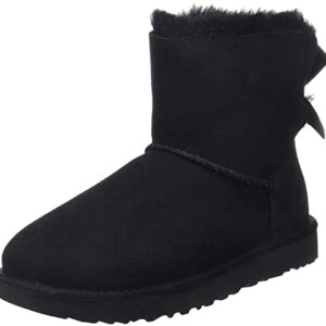 UGG Women's Mini Bailey Bow Ii Boot, Black, 7