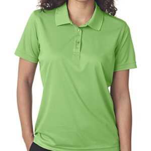 UltraClub Ladies' Cool & Dry Mesh Piqué Polo M LIGHT GREEN