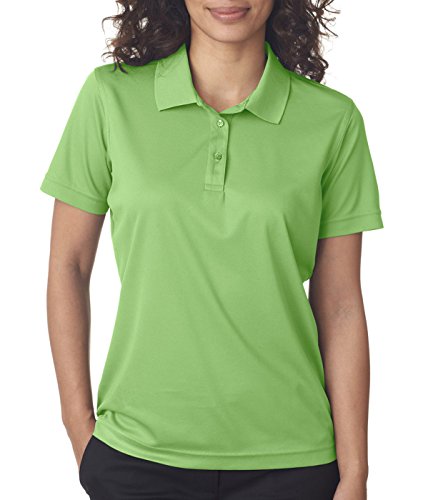 UltraClub Ladies' Cool & Dry Mesh Piqué Polo M LIGHT GREEN