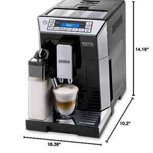 De'Longhi Eletta Digital Super Automatic Espresso Machine with Latte Crema System, Black