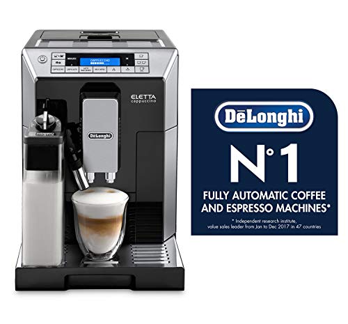 De'Longhi Eletta Digital Super Automatic Espresso Machine with Latte Crema System, Black