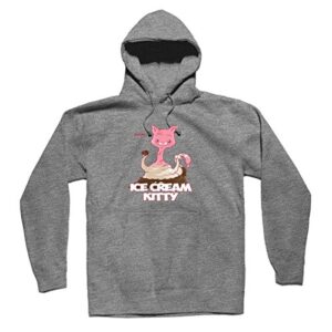 ice cream kitty mutant cat tmnt michelangelo graphic printed hoodies sweater