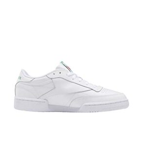 Reebok Men's Club C 85 Fashion Sneaker, white/green, 11 M US