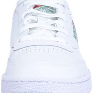 Reebok Men's Club C 85 Fashion Sneaker, white/green, 11 M US