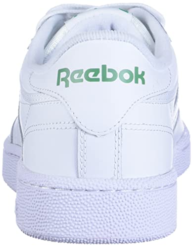 Reebok Men's Club C 85 Fashion Sneaker, white/green, 11 M US