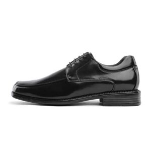 Bruno Marc Men's Black Square Toe Classic Business Dress Shoes Goldman-01-9.5 M US