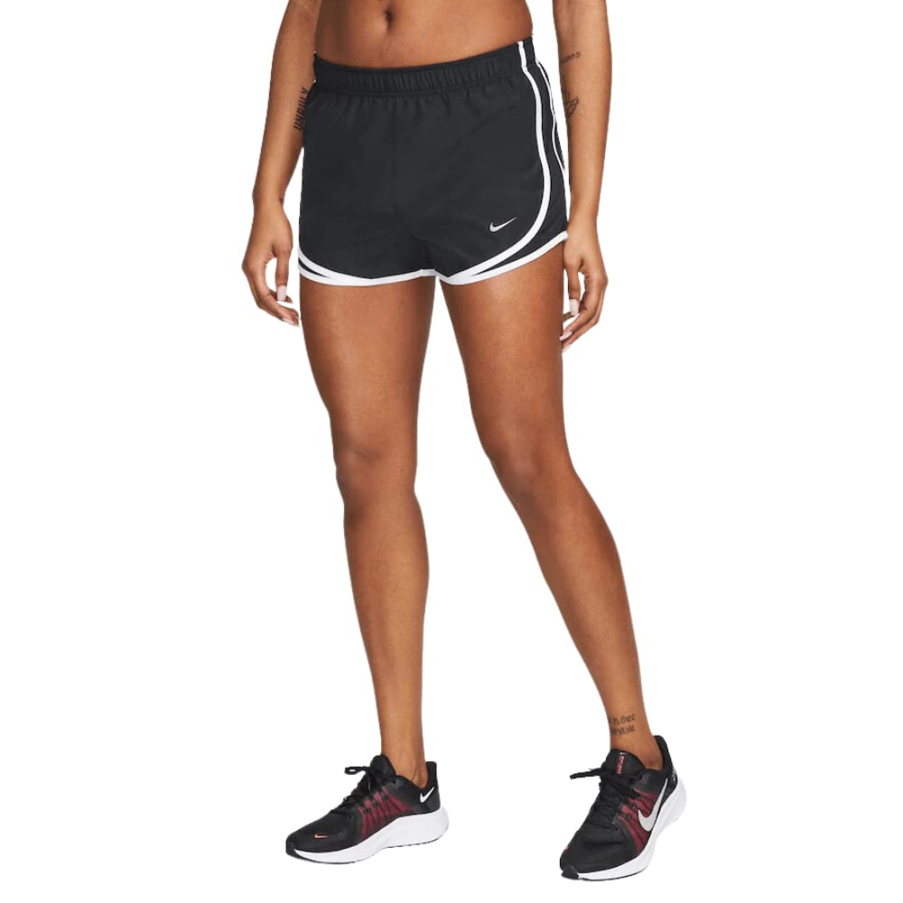 Nike Women's Dry Tempo Short, Black/White/Wolf Grey, X-Small