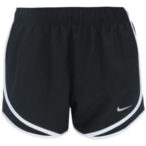 Nike Women's Dry Tempo Short, Black/White/Wolf Grey, X-Small