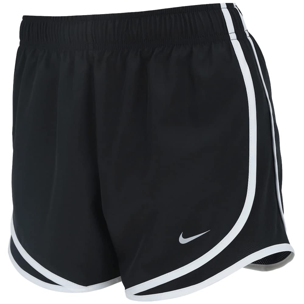 Nike Women's Dry Tempo Short, Black/White/Wolf Grey, X-Small